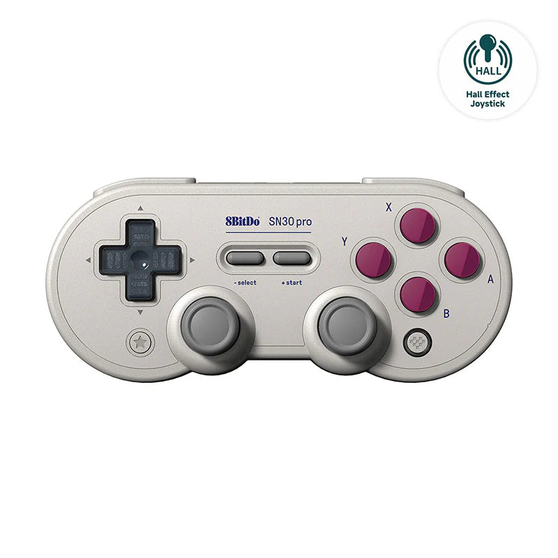 8BitDo SN30 Pro Bluetooth Gamepad - Hall Effect Joystick (80GQ)