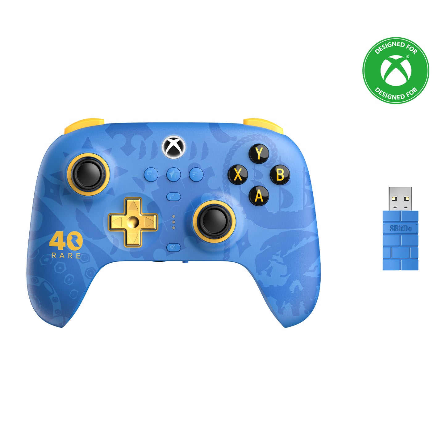 8BitDo Ultimate 3-mode Controller - Rare 40th Anniversary Edition (81HB05D)