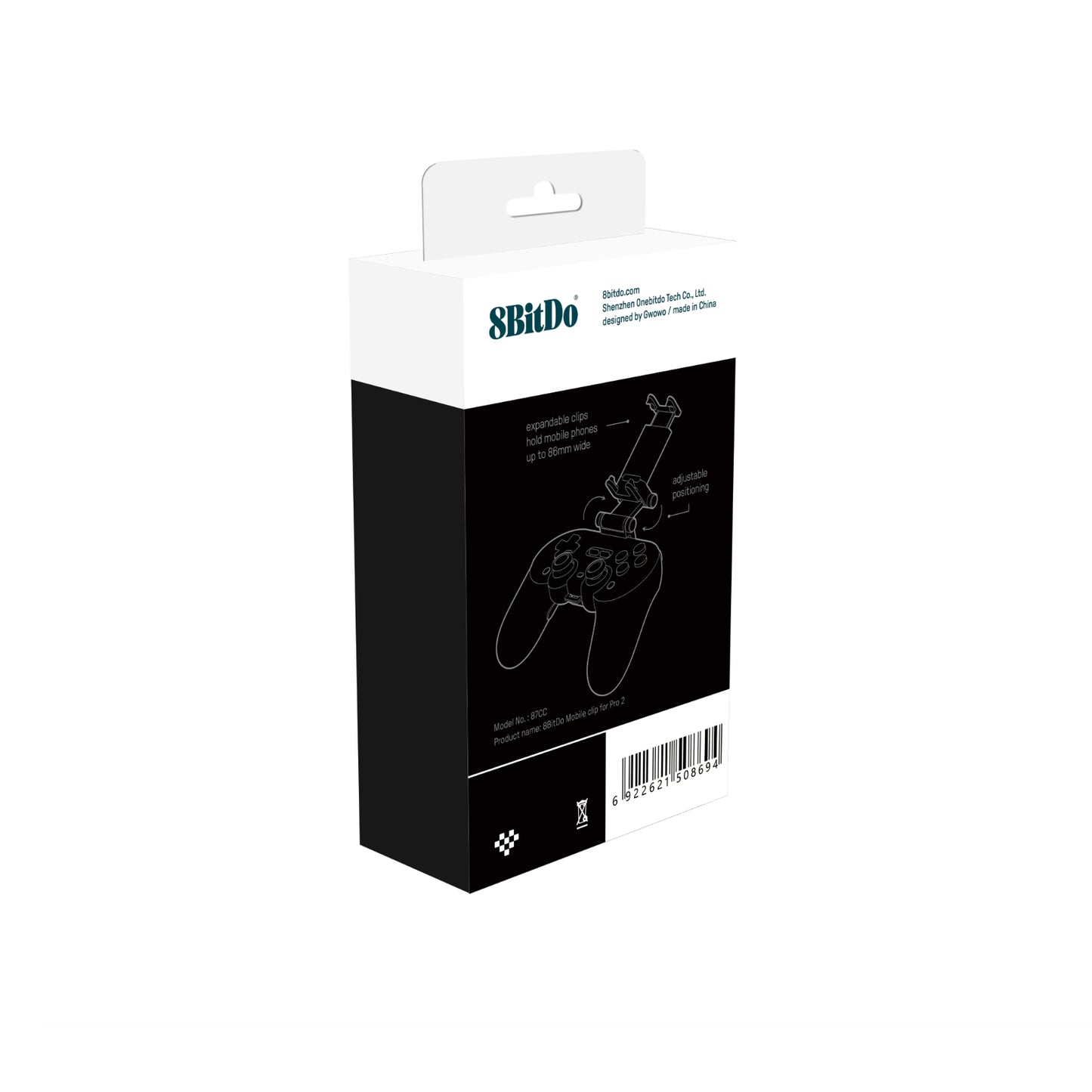 8BitDo Mobile Clip for Pro 2(87CC02)