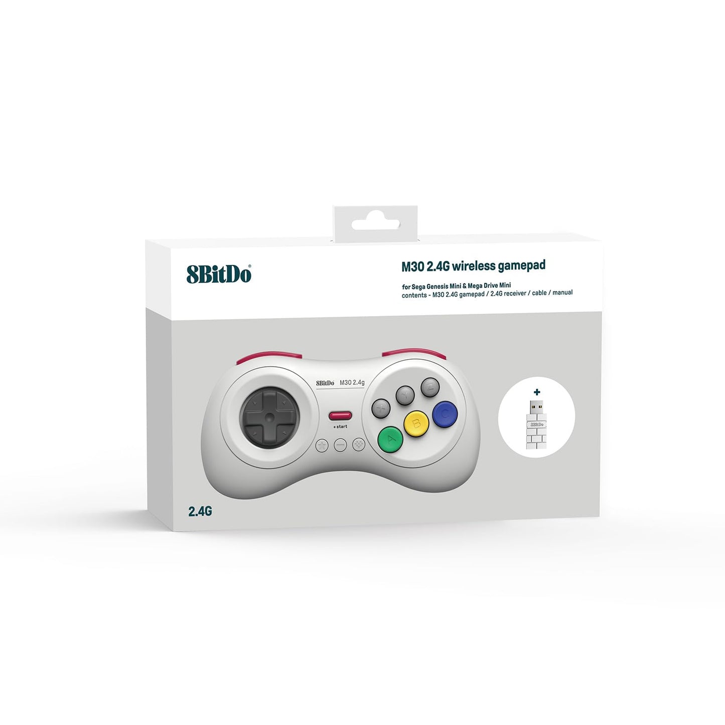 8BitDo M30 2.4G Controller for Sega Genesis Mini & Mega Drive Mini