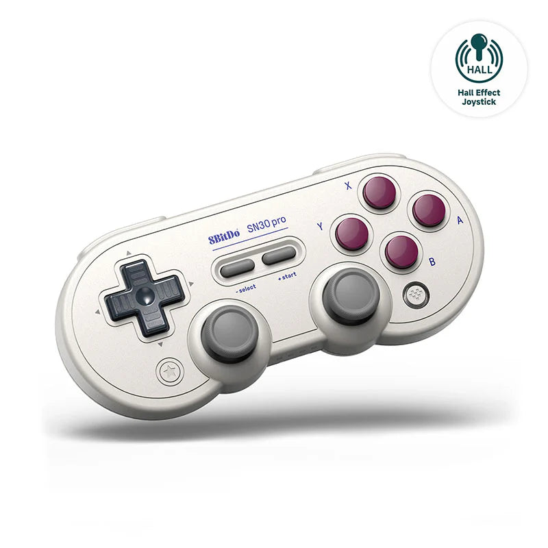 8BitDo SN30 Pro Bluetooth Gamepad - Hall Effect Joystick (80GQ)