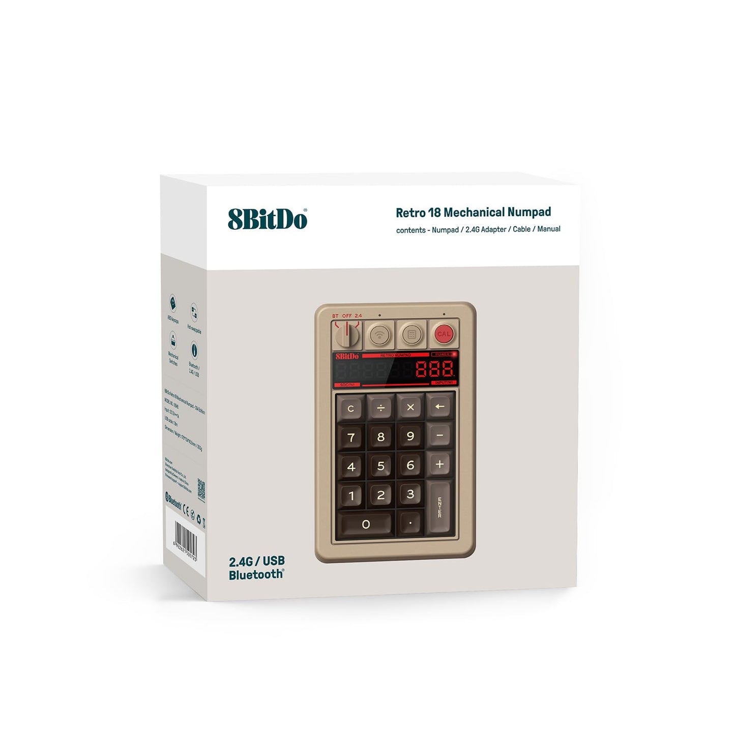 8BitDo Retro 18 Mechanical Numpad