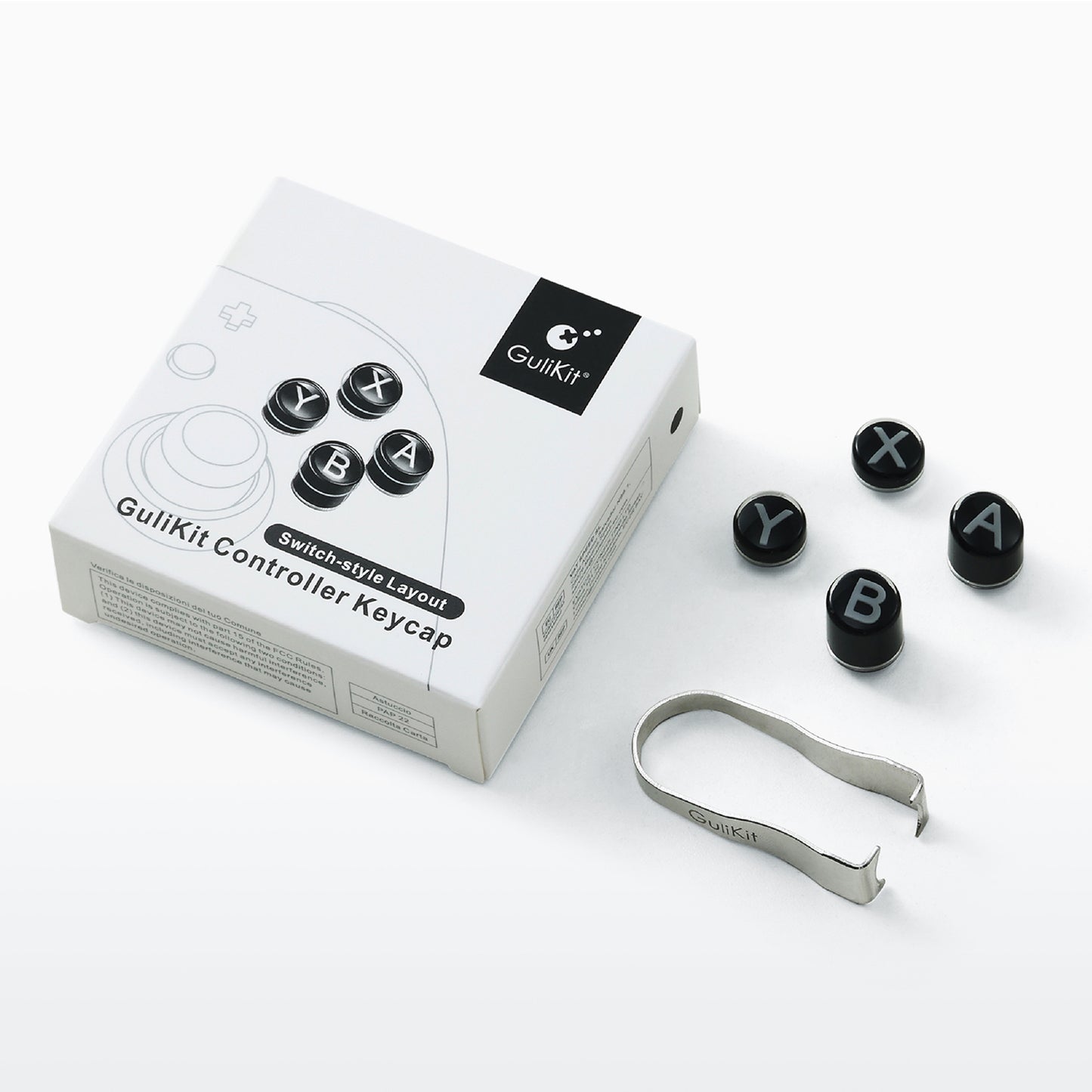 GuliKit ABXY buttons for TT Series/ES Series/KK Series controllers - Switch layout (NS62)