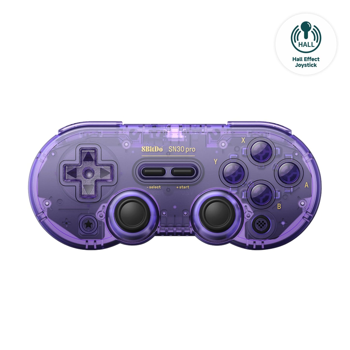 8BitDo SN30 Pro Bluetooth Gamepad - Hall Effect Joystick (80GQ)
