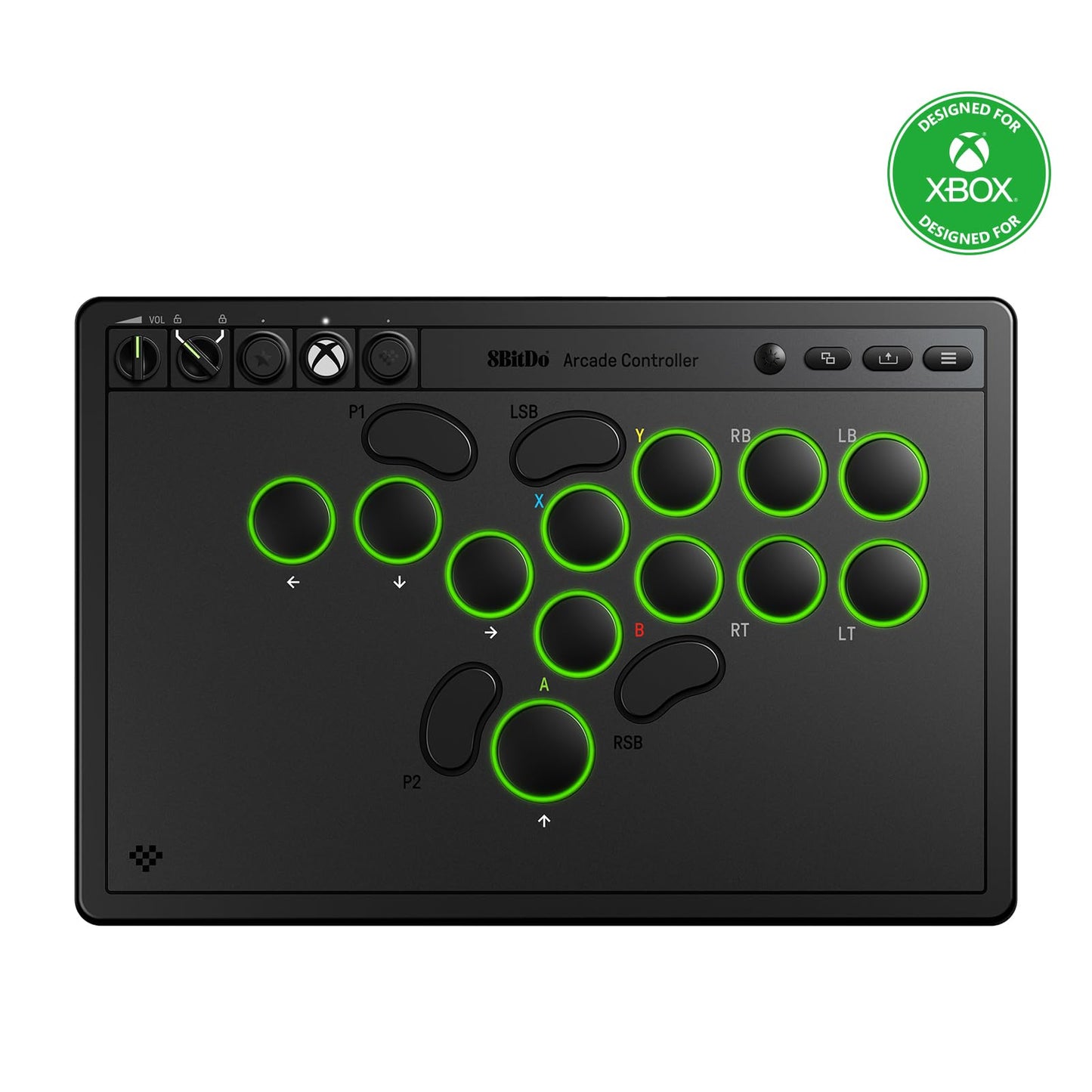 8BitDo All-Button Arcade Controller - Xbox Version(Officially Licensed)