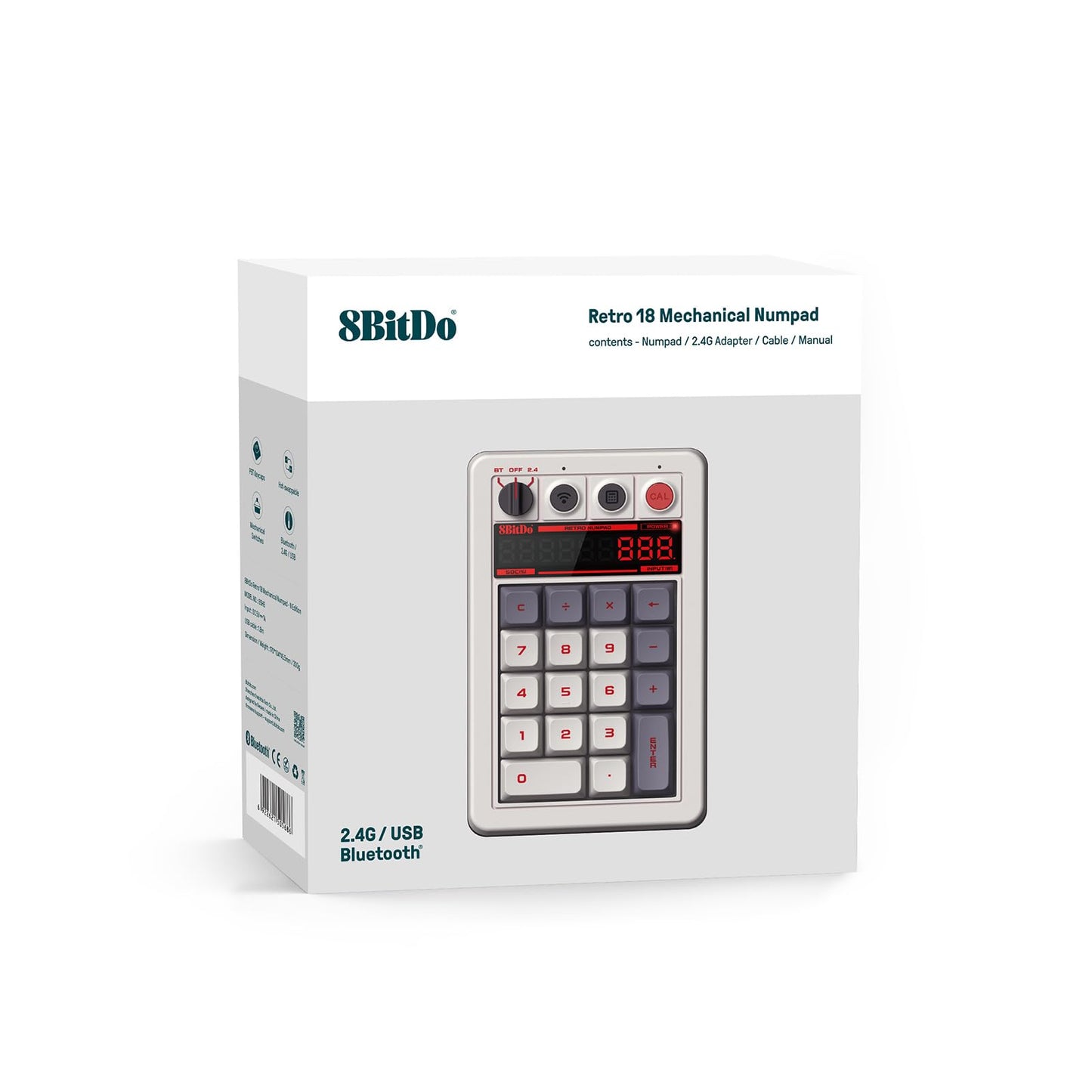 8BitDo Retro 18 Mechanical Numpad