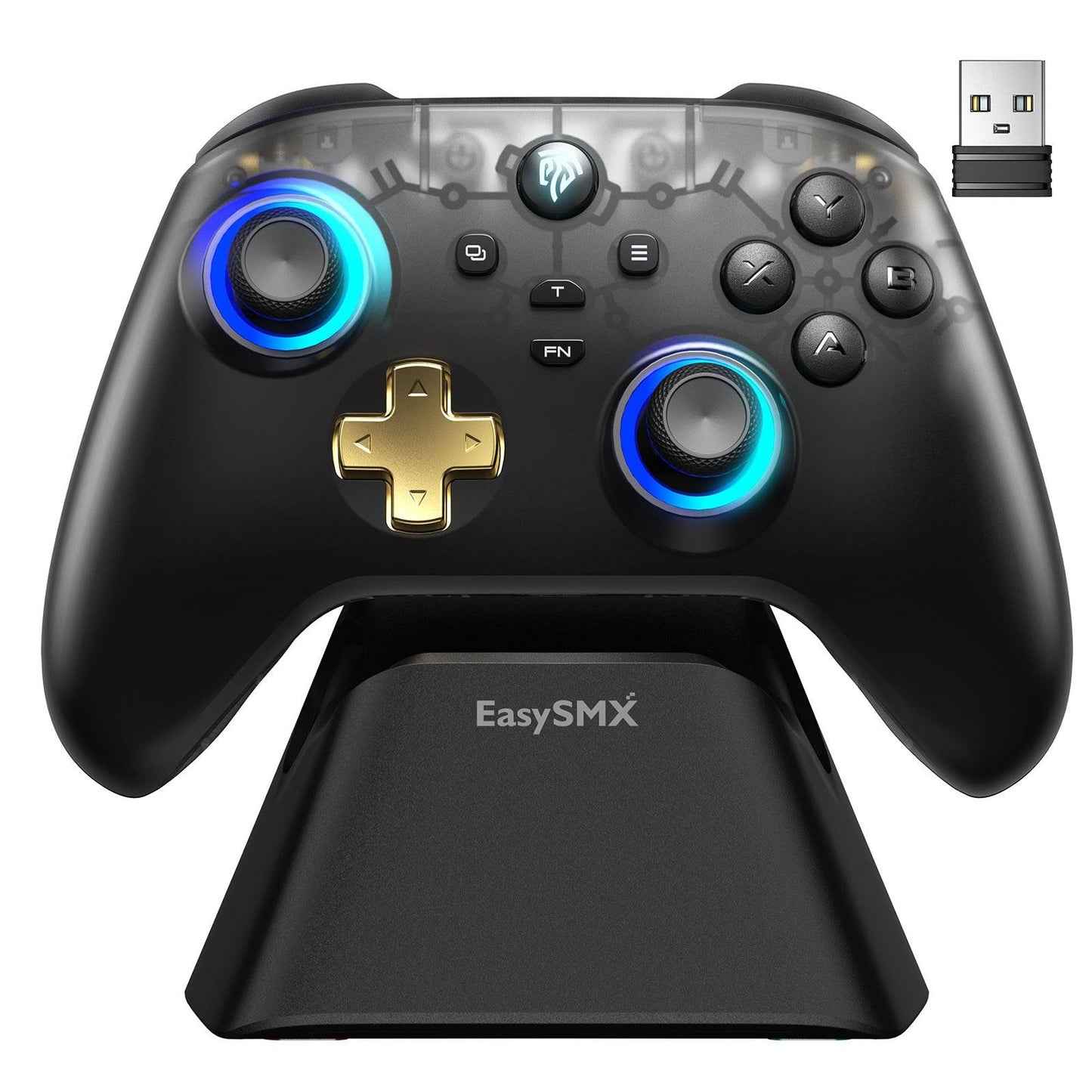 EasySMX D05 Wireless Gaming Controller with Charging Dock - AKNES