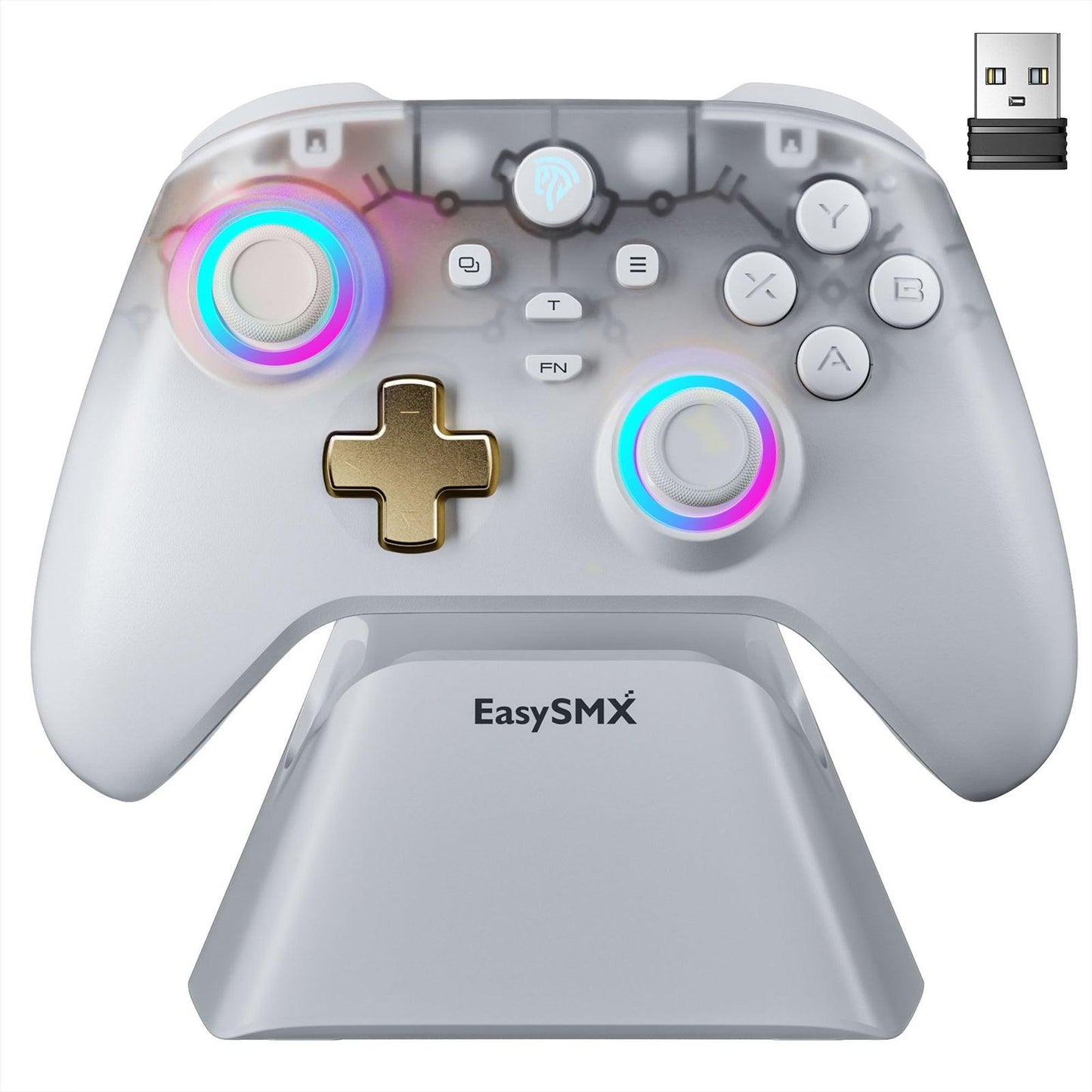 EasySMX D05 Wireless Gaming Controller with Charging Dock - AKNES