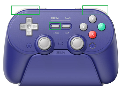 13. Instructions for calibrating the joysticks/triggers:
