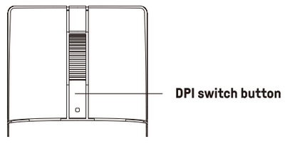 4. How do I change DPI settings using the DPI switch button?