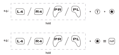 4. How to mapping the L4/R4/PL/PR buttons?