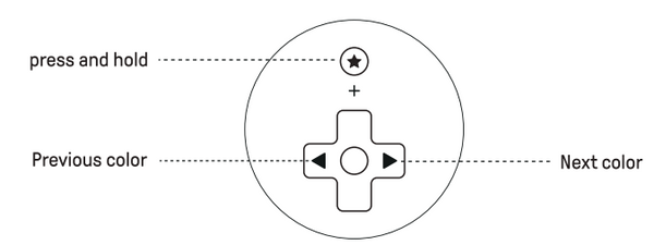 9. How do I change the controller's lighting colors?