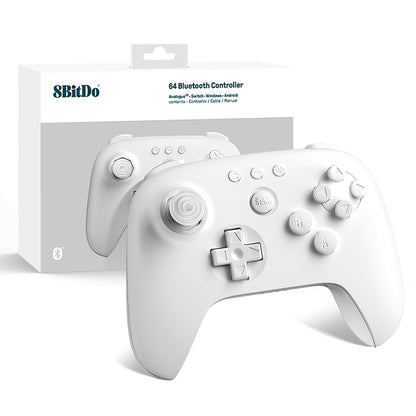 8Bitdo 64 Bluetooth Controller for Analogue 3D, Switch, Windows, and Android (80NE)