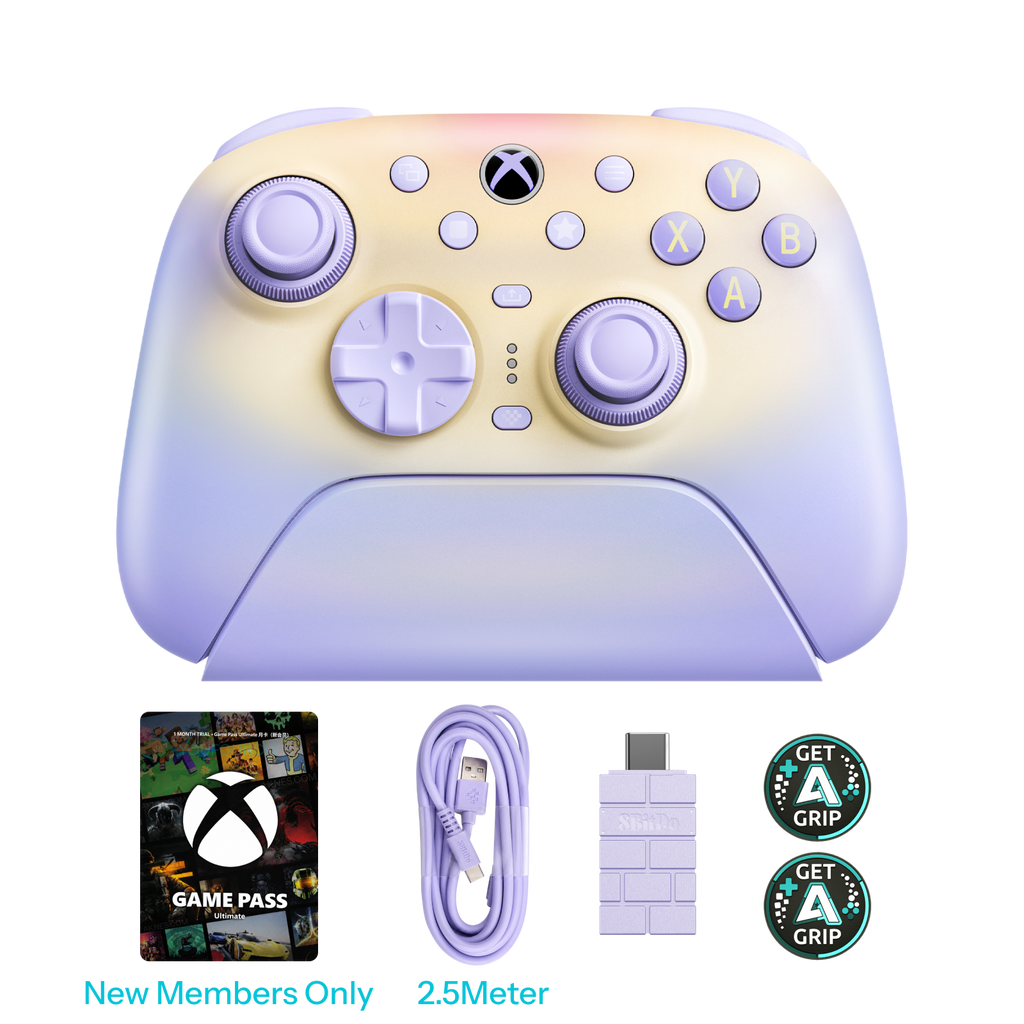 8BitDo Ultimate 3 Wireless Controller for Xbox - Lavender Dusk/Mossy Lagoon (81HJ)