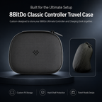 8BitDo Classic Controller Travel Case for Ultimate & Ultimate 2 Series Controller with Charging Dock