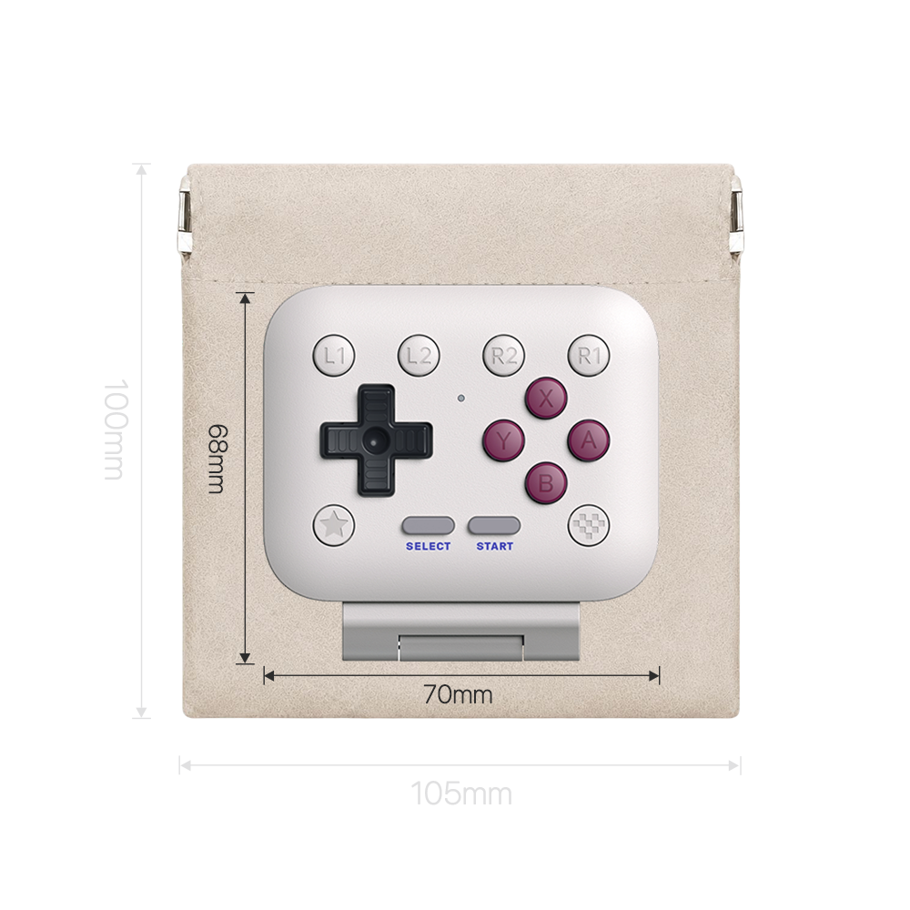 8BitDo FlipPad Mobile Gaming Controller with Automatic Closing Small Portable Bag