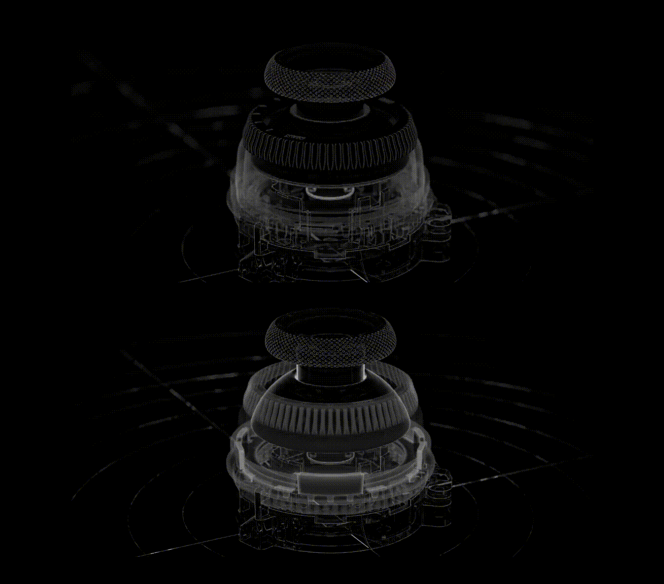 Dual Force Ring — Smooth-Gliding TMR Joystick with Adjustable Tension