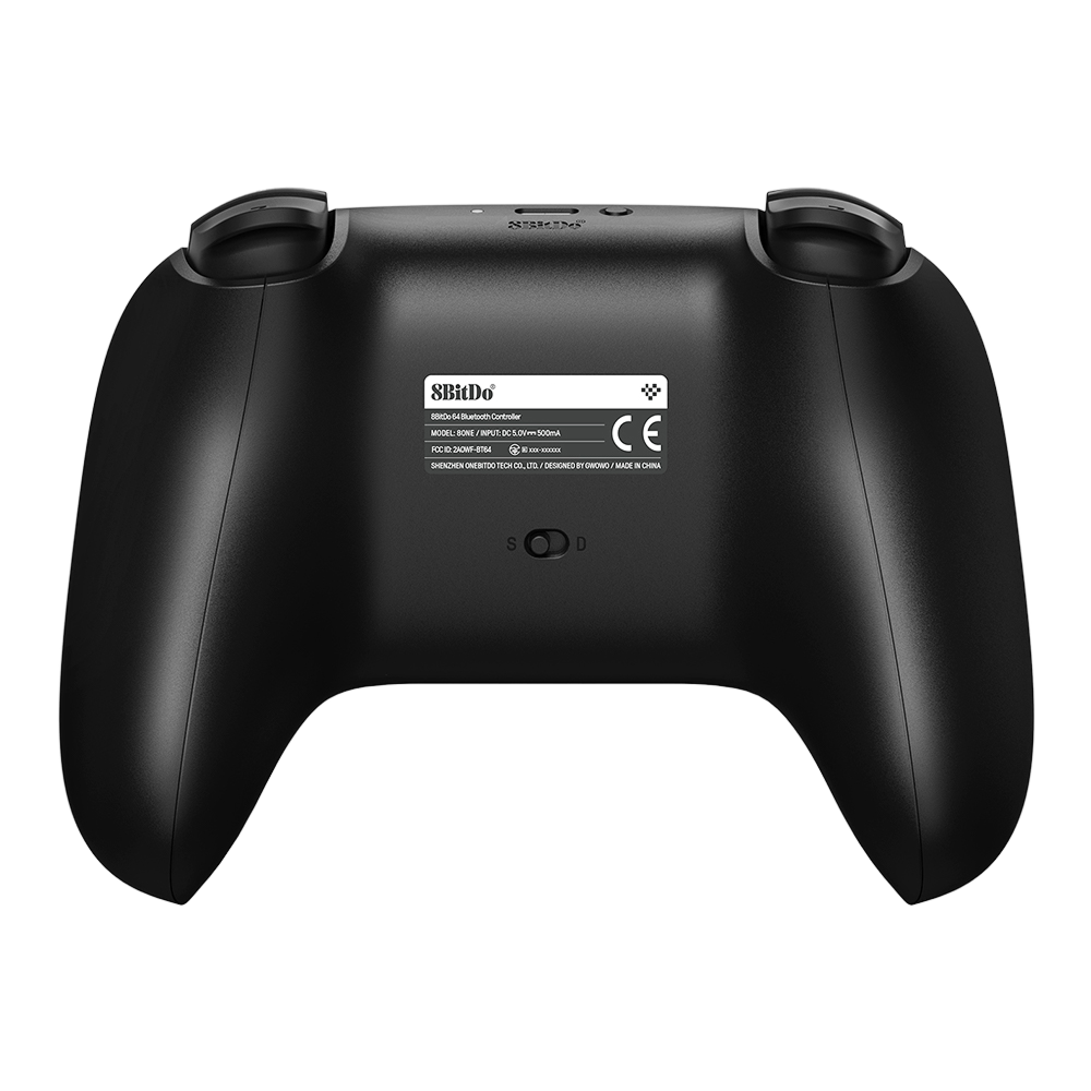 8Bitdo 64 Bluetooth Controller for Analogue 3D, Switch, Windows, and Android (80NE)