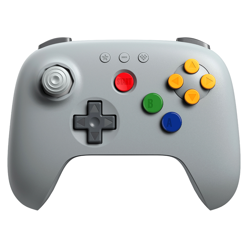 8Bitdo 64 Bluetooth Controller for Analogue 3D, Switch, Windows, and Android (80NE)
