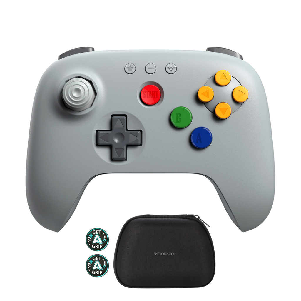 8BitDo 64 Bluetooth Controller Travel Bundle