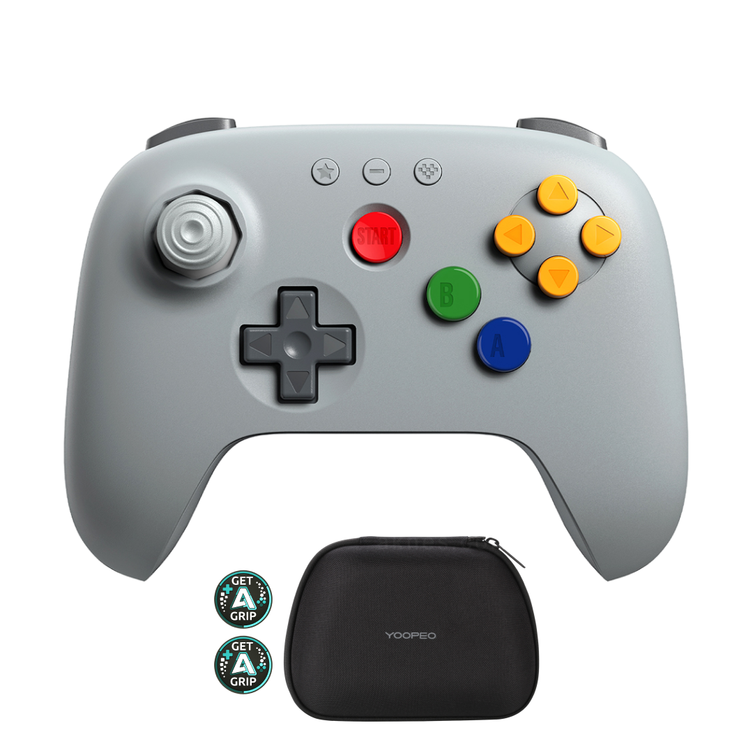 8BitDo 64 Bluetooth Controller Travel Bundle