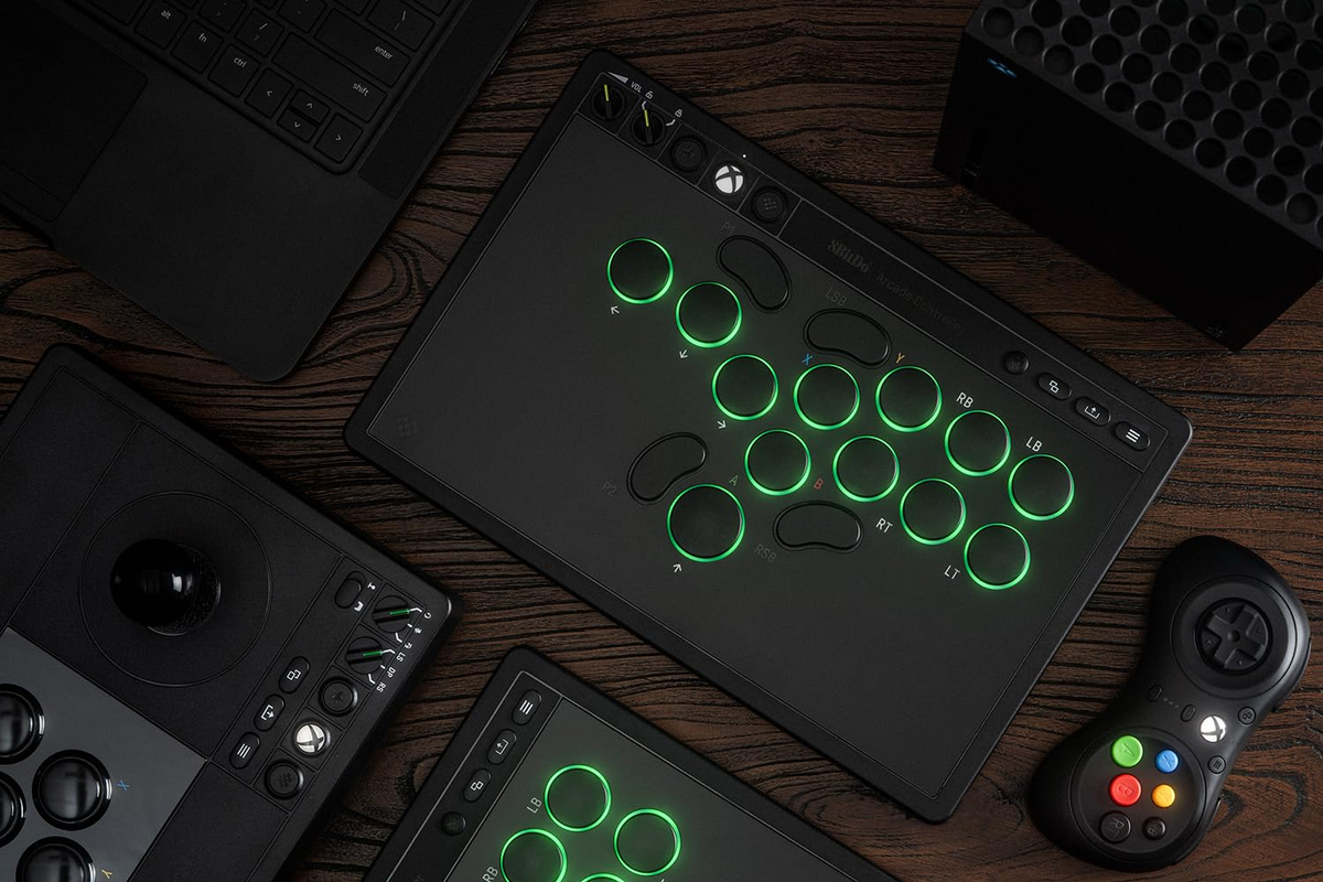 8BitDo All-Button Arcade Controller for Xbox Series X|S, Xbox One & PC