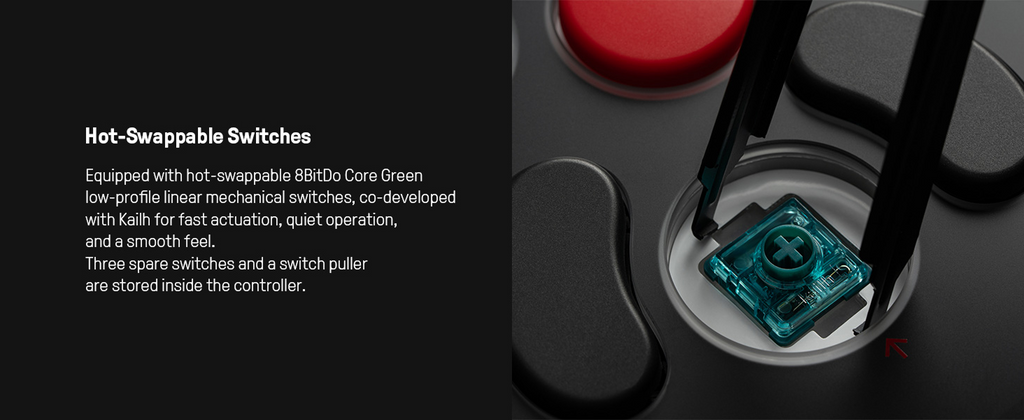 8BitDo All Button Arcade Controller Pro Detail