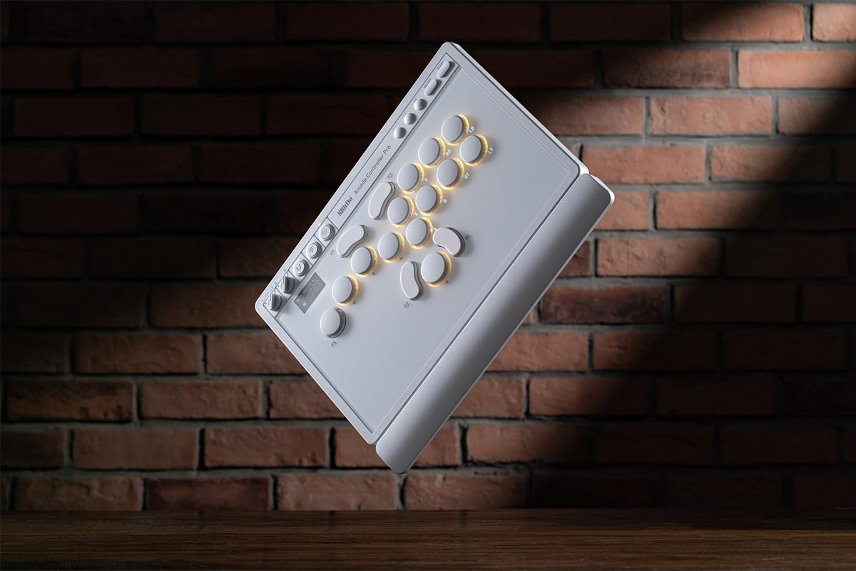 8BitDo All Button Arcade Controller Pro White Edition Detail