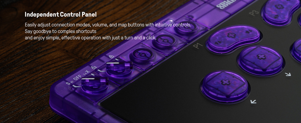 8BitDo All-Button Arcade Controller Signature Edition Details