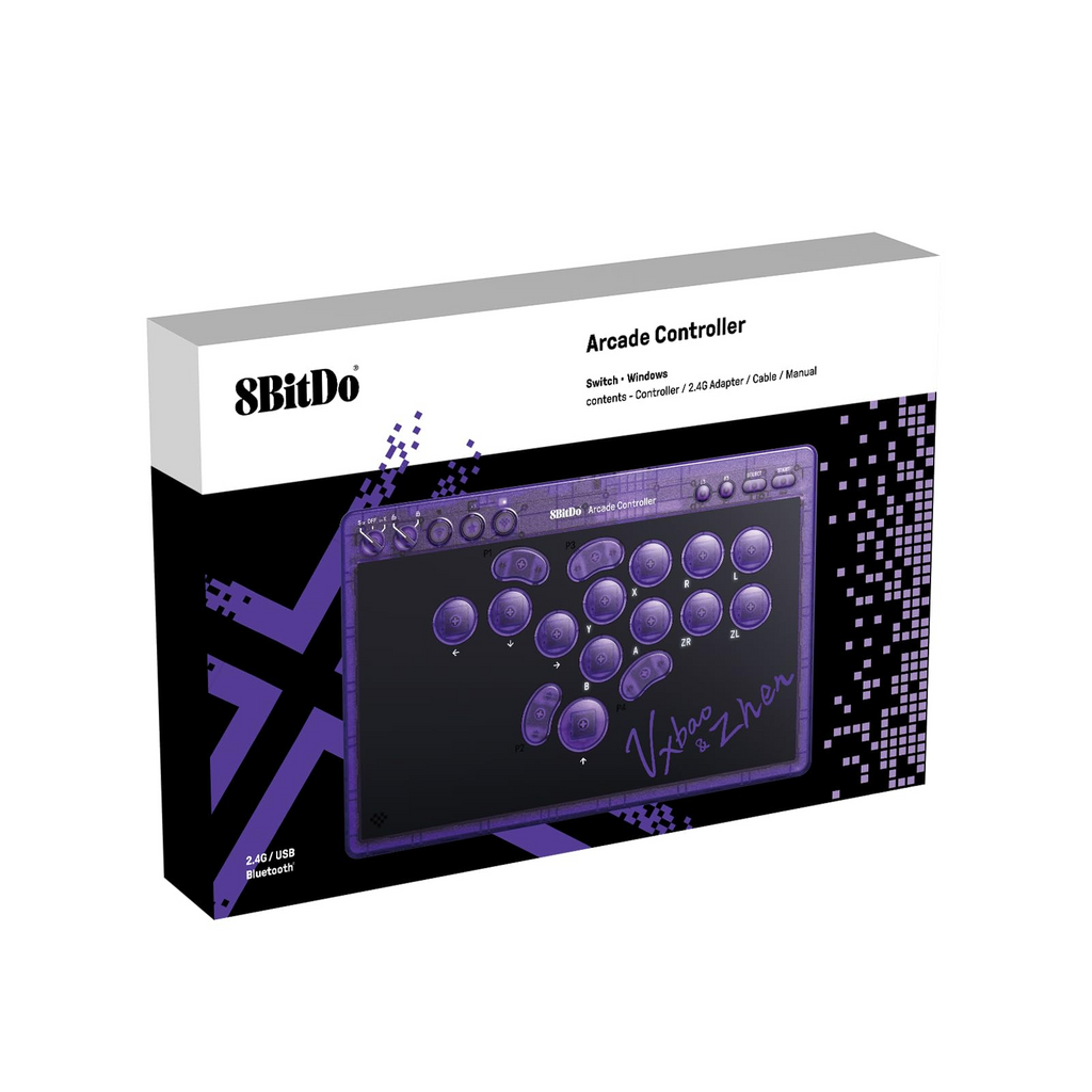 8BitDo All-Button Arcade Controller Signature Edition Pack