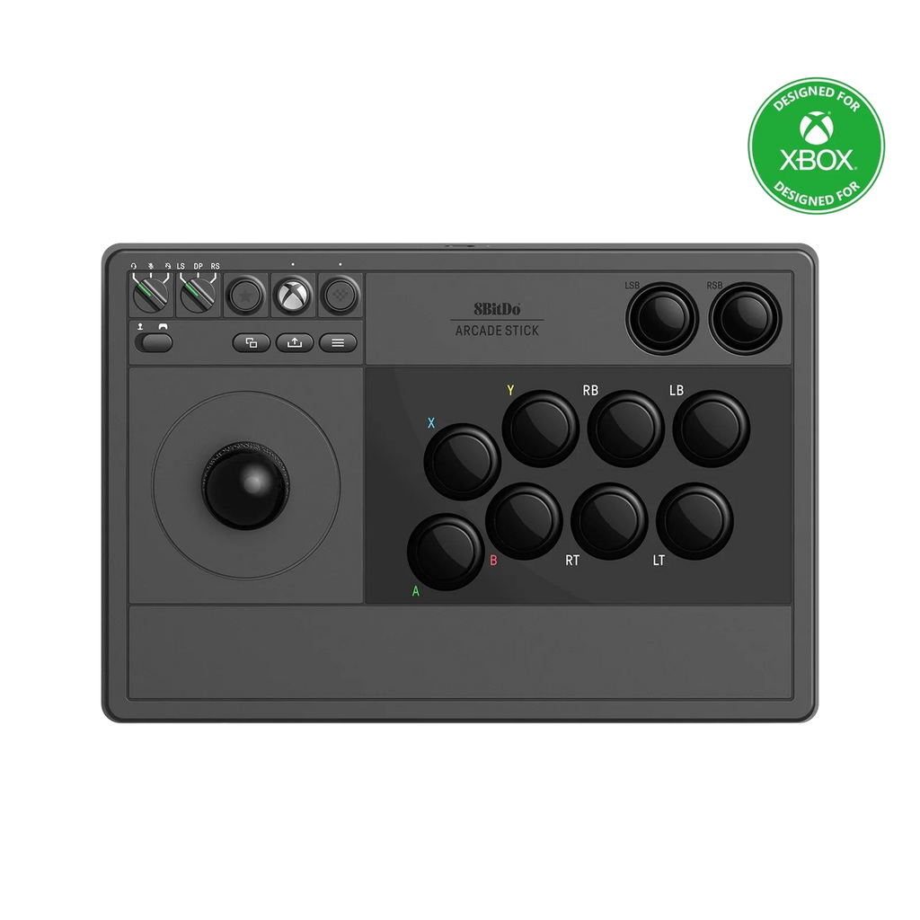 8BitDo Arcade Stick for Xbox Black Front
