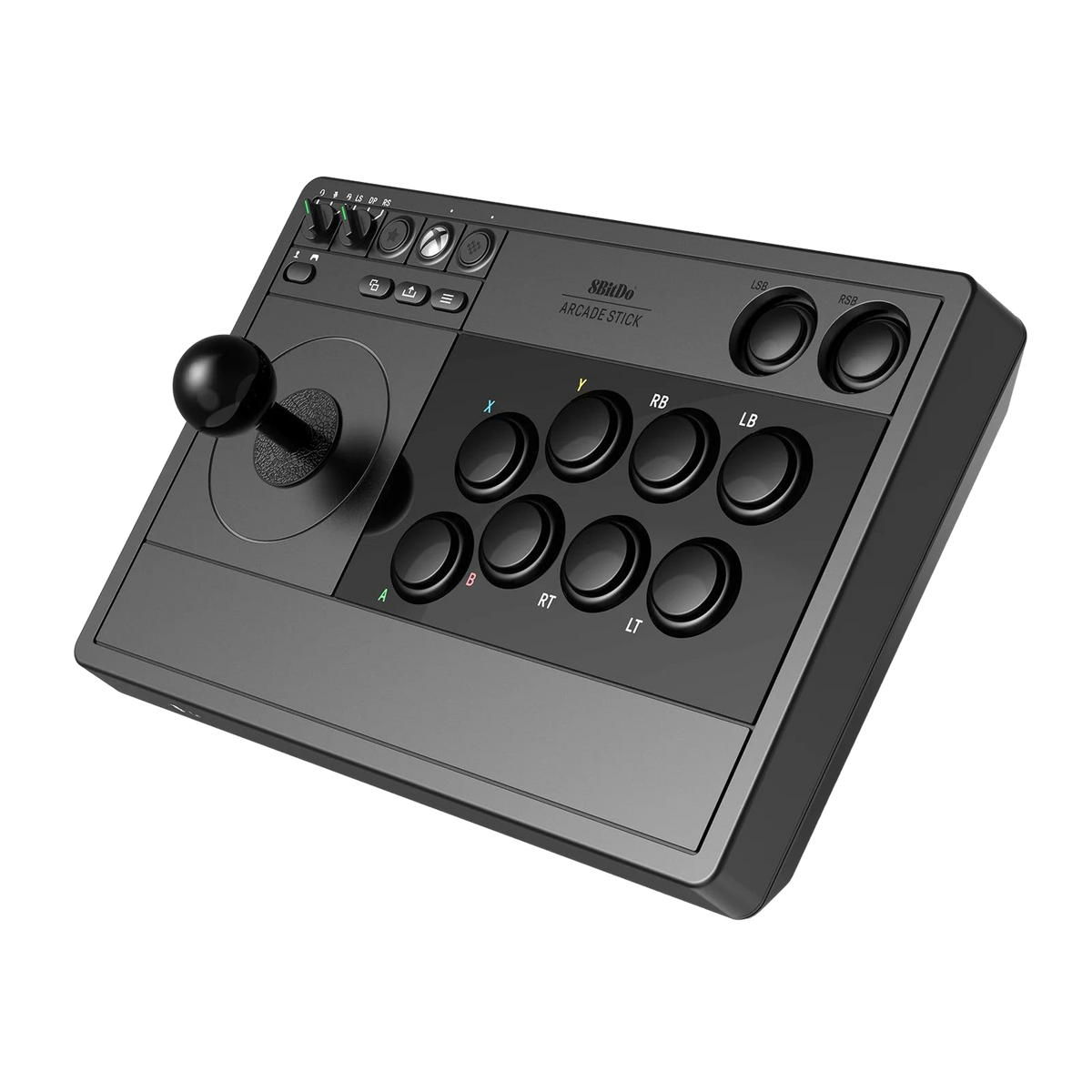 8BitDo Arcade Stick for Xbox Black Right Angle Side