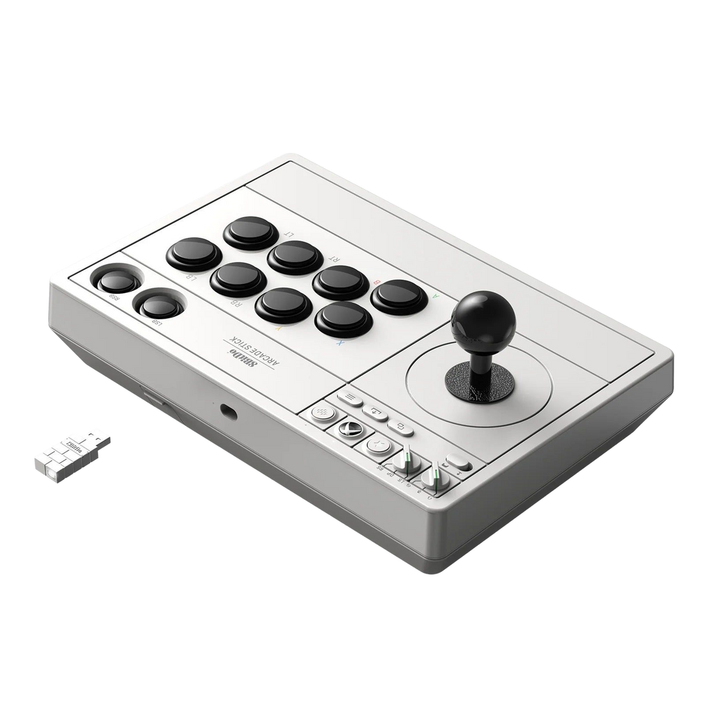 8BitDo Arcade Stick for Xbox White Adapter Connection