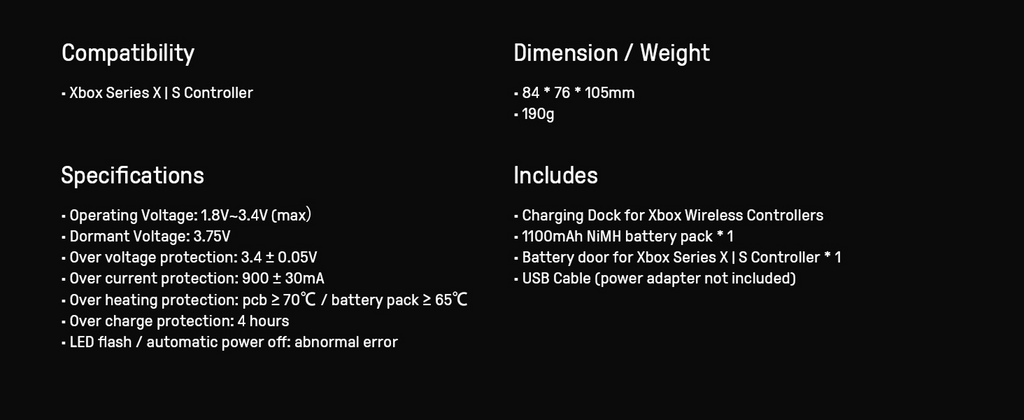 8BitDo Charging Dock for Xbox Controllers - Forza Horizon 6