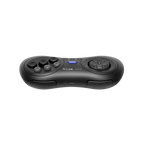 8BitDo M30 2.4G Controller for Sega Genesis Mini Black Inverted