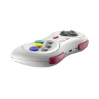 8BitDo M30 2.4G Controller for Sega Genesis Mini White Side