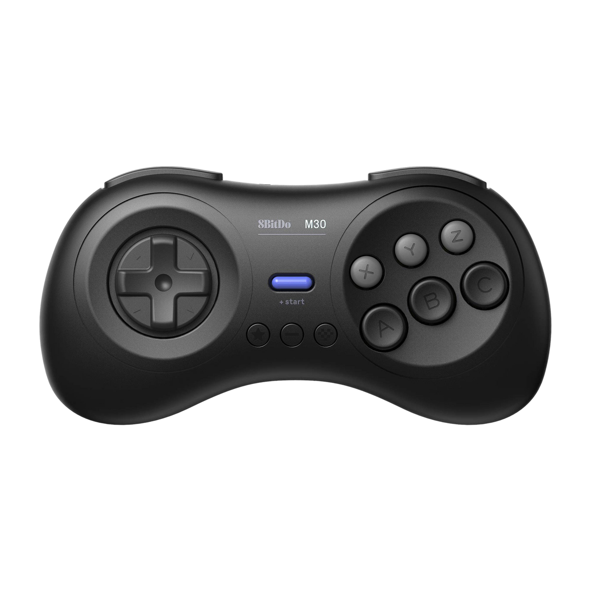 8BitDo M30 Bluetooth Controller Black Front