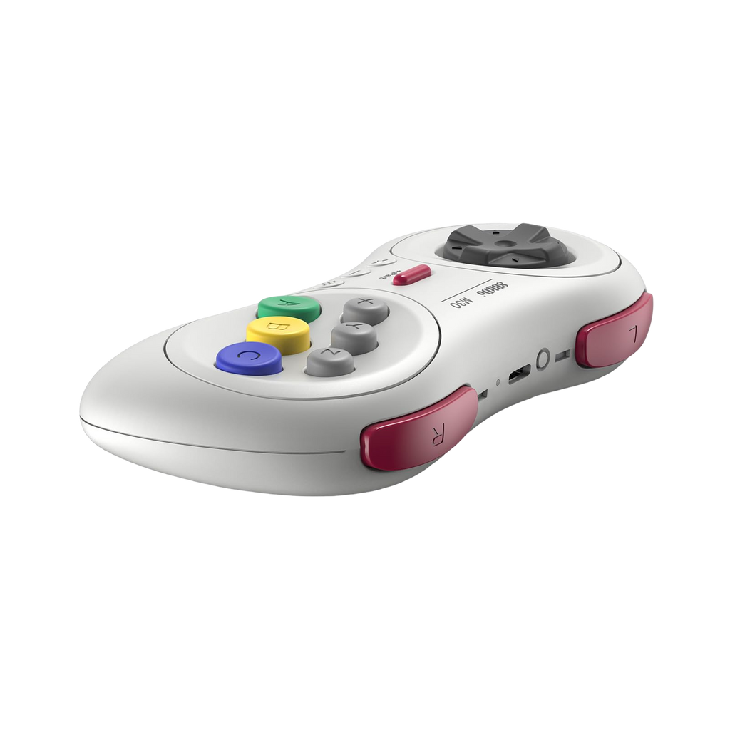 8BitDo M30 Bluetooth Controller White Left Side