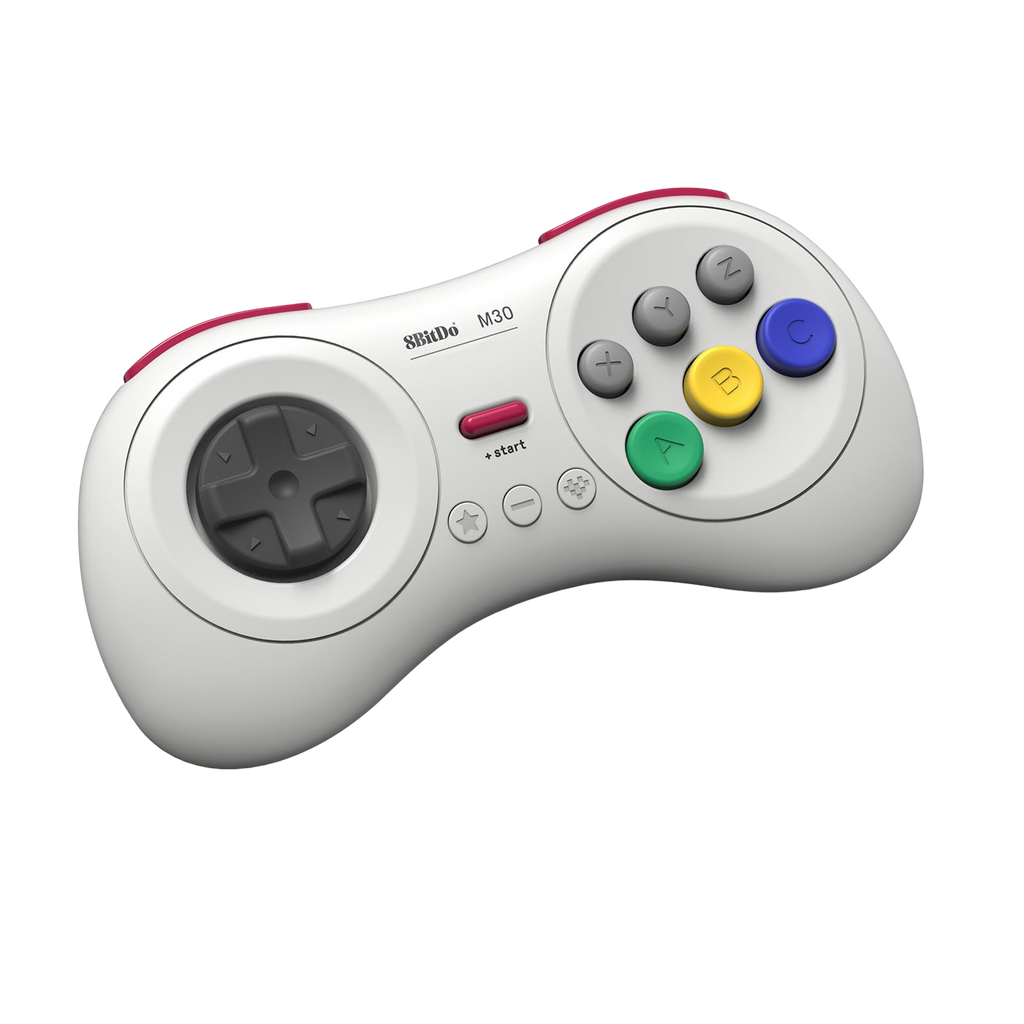 8BitDo M30 Bluetooth Controller White Side