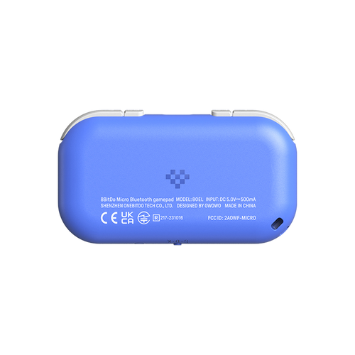 8BitDo Mircro Bluetooth Gamepad Blue Back