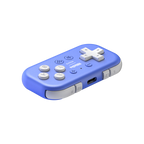 8BitDo Mircro Bluetooth Gamepad Blue Front Angled