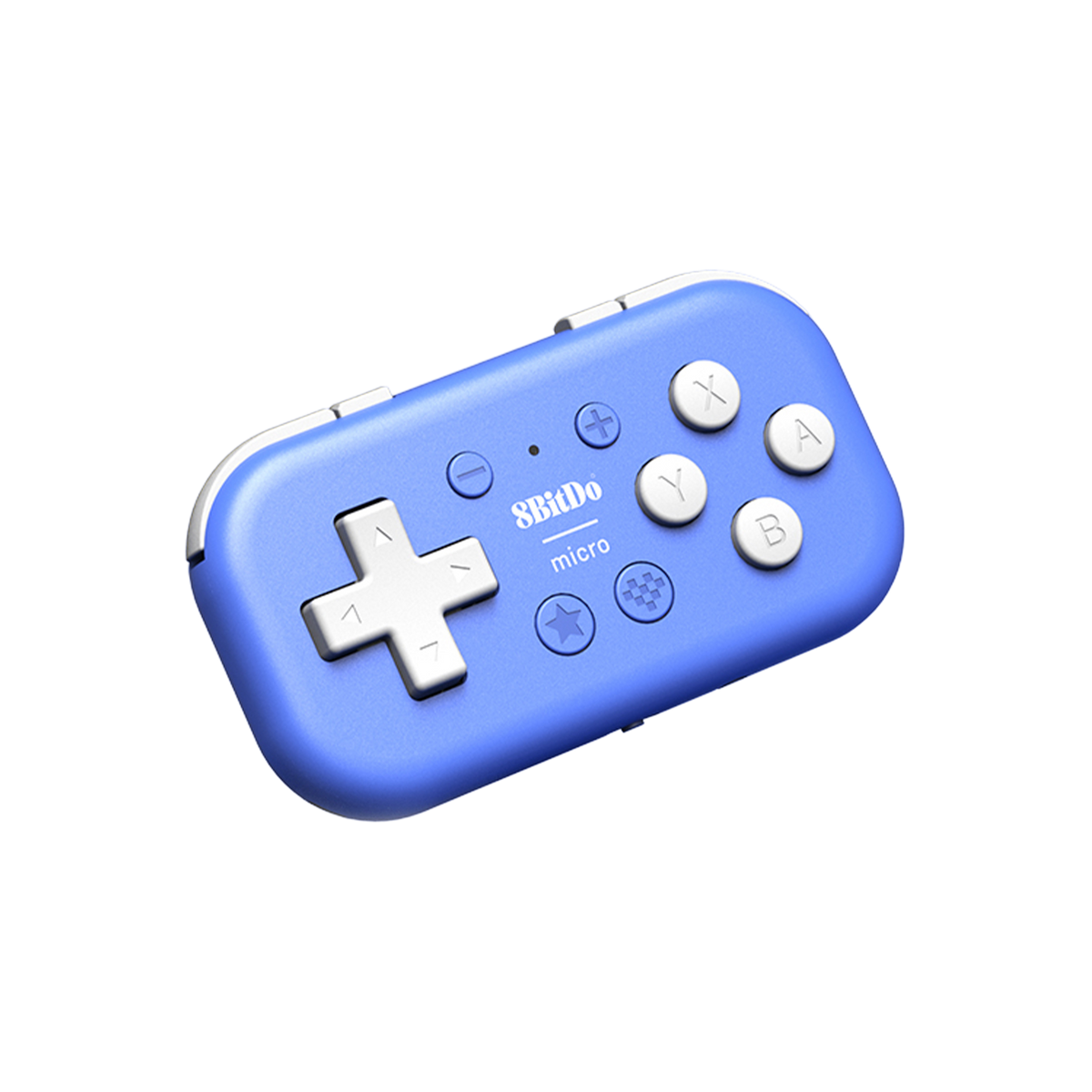 8BitDo Mircro Bluetooth Gamepad Blue Front Strabismus