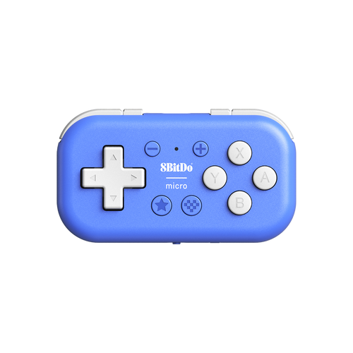 8BitDo Mircro Bluetooth Gamepad Blue Front