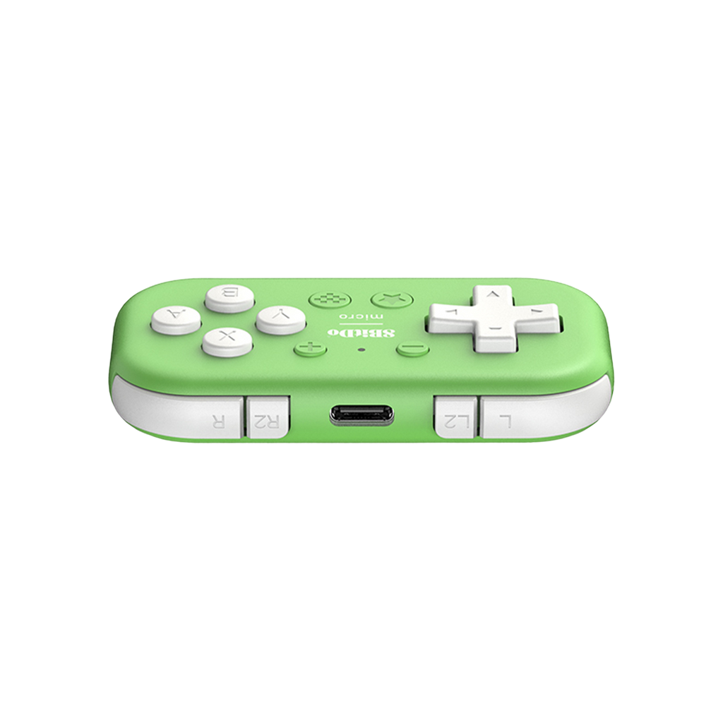 8BitDo Mircro Bluetooth Gamepad Green Top