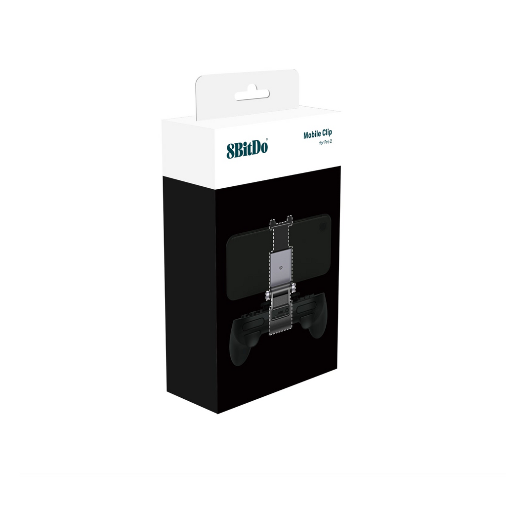 8BitDo Mobile Clip for Pro2 Pro3 Bluetooth Controller Pack Front