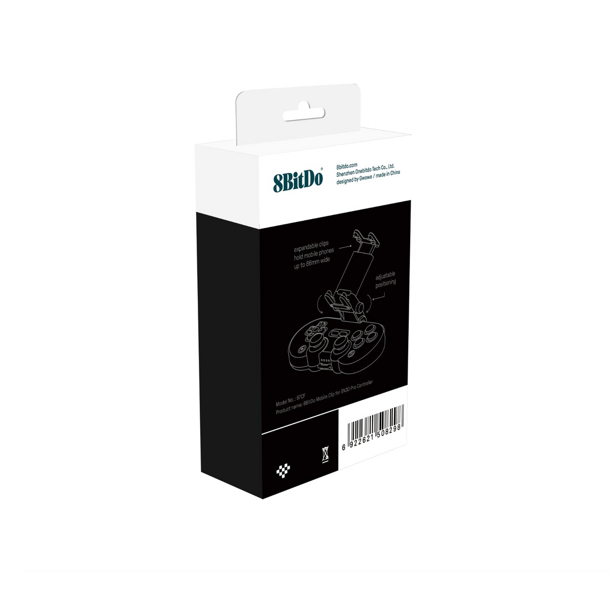 8BitDo Mobile Clip for Sn30pro Controller Pack Back