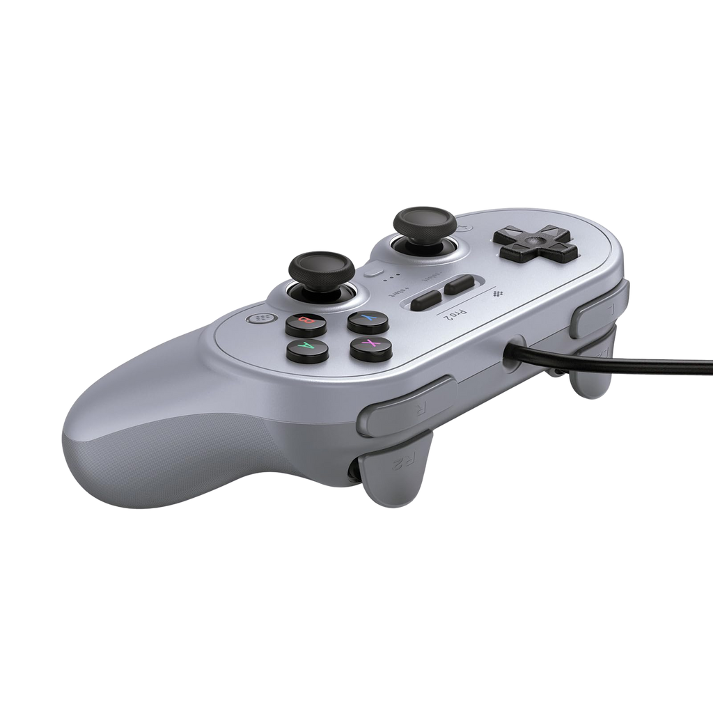 8BitDo Pro2 Wired Controller Gray Side