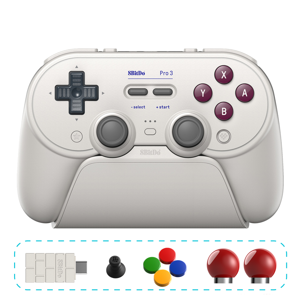 8BitDo Pro 3 Bluetooth Gamepad (80GQ)