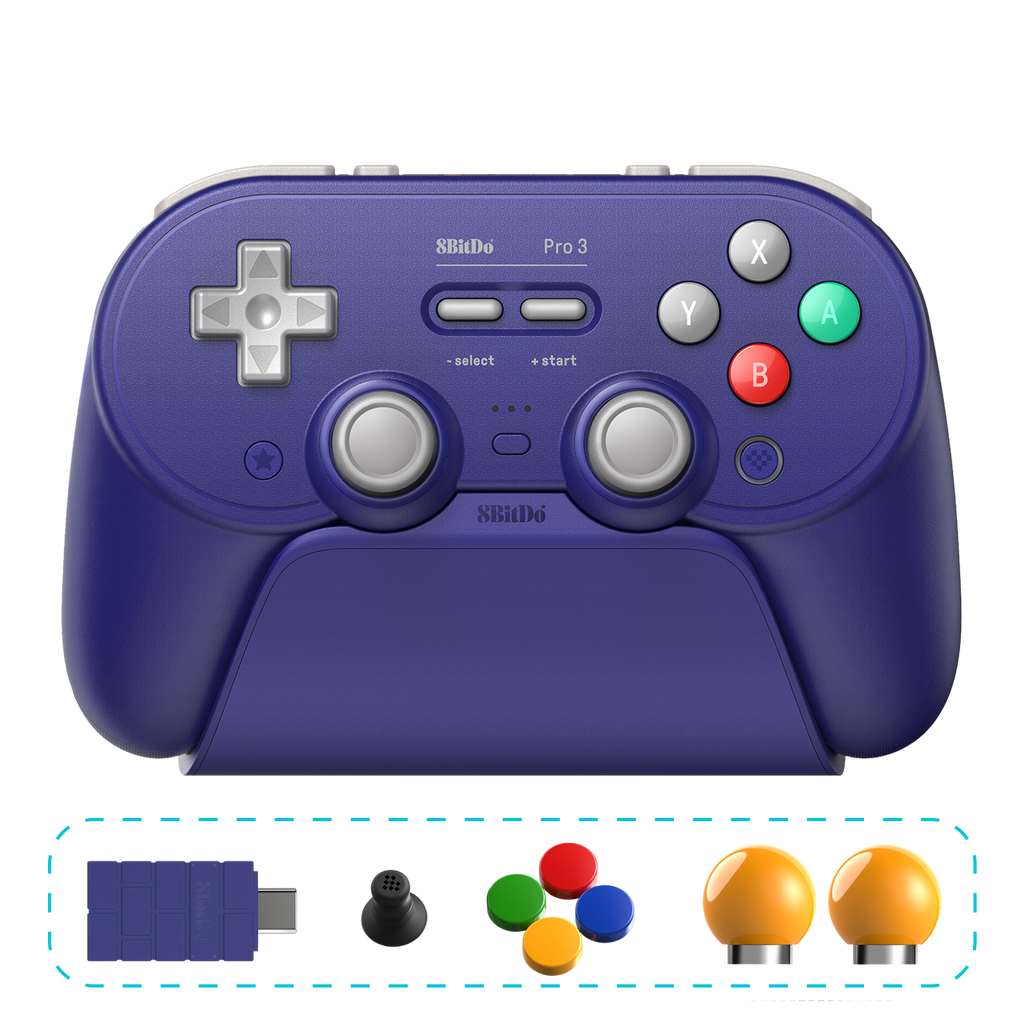 8BitDo Pro 3 Bluetooth Gamepad (80GQ)