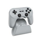 8BitDo Pro3 Blutooth Gray Controller and Charging Dock